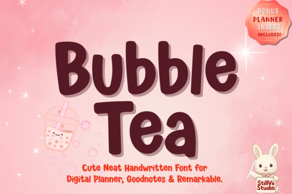 Bubble Tea: The Playful Handwritten Font for Digital Creatives
