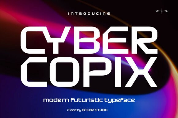 Cyber Copix: The Futuristic Typeface for Bold Digital Creators