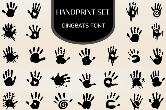 Handprint Set: A Dingbats Font for Authentic Expression