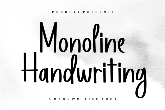 Monoline Handwriting: The Unassuming Power of a Single Line