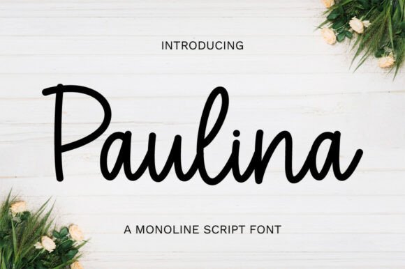 Paulina: The Script Font for Modern Elegance