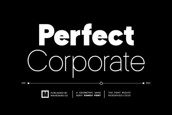 Perfect Corporate: The Modern Sans Serif for Professional Design