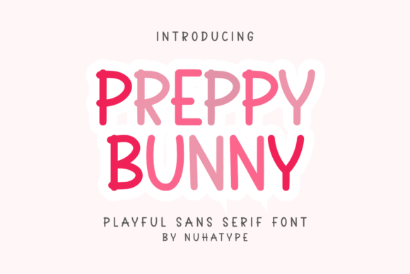 Preppy Bunny: Crafting Authenticity with a Minimalist Font