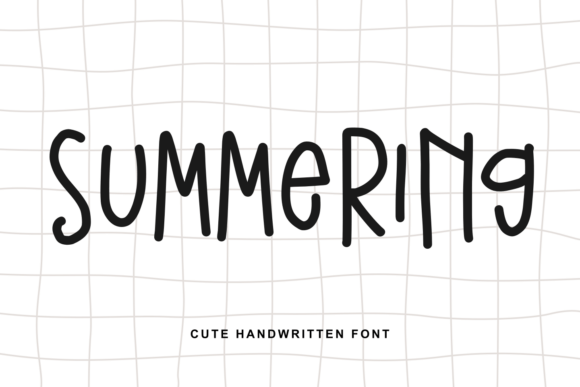 Summering: Your Go-To Typeface for Cheerful, Authentic Design