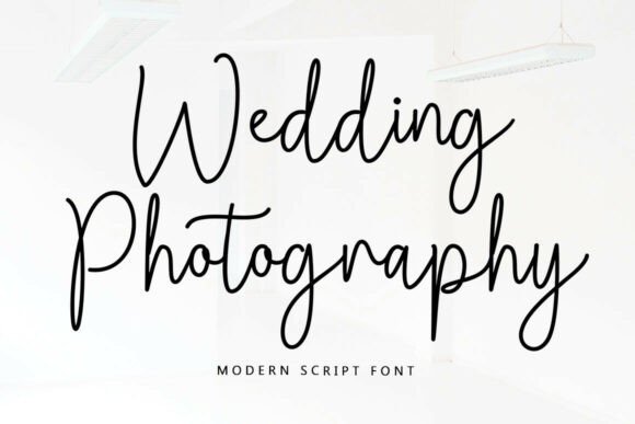 Wedding Photography: A Premium Script Font for Elegant Design