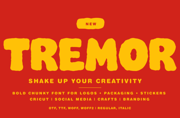 Why TREMOR is the Bold, Playful Display Font Your Designs Need